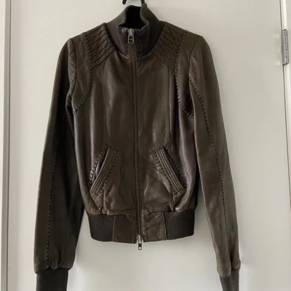 Mackage Ellie Leather Jacket - Picture 1 of 3